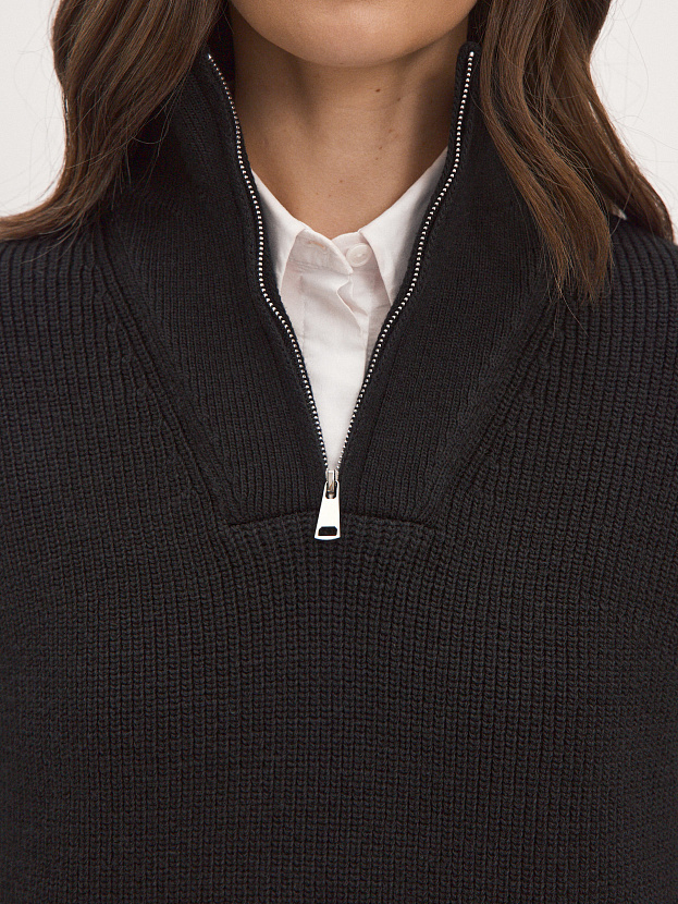 Ридми джемпер трикотажный (черный, 44-46)