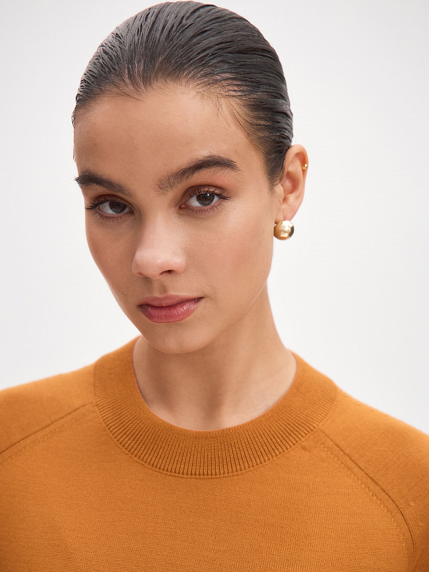 Сеул джемпер трикотажный (оранжевый, 44-46)