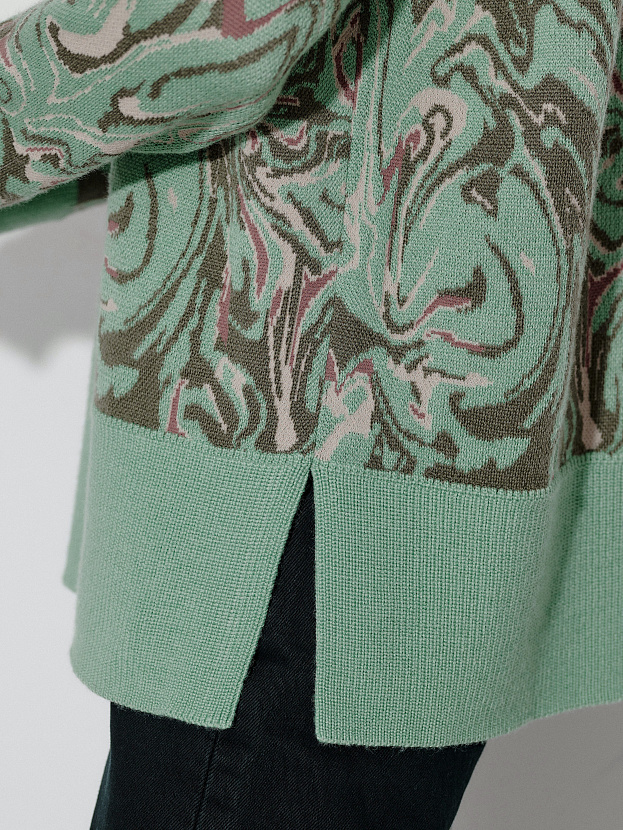 Грация джемпер трикотажный (светло-зеленый, 44-46)