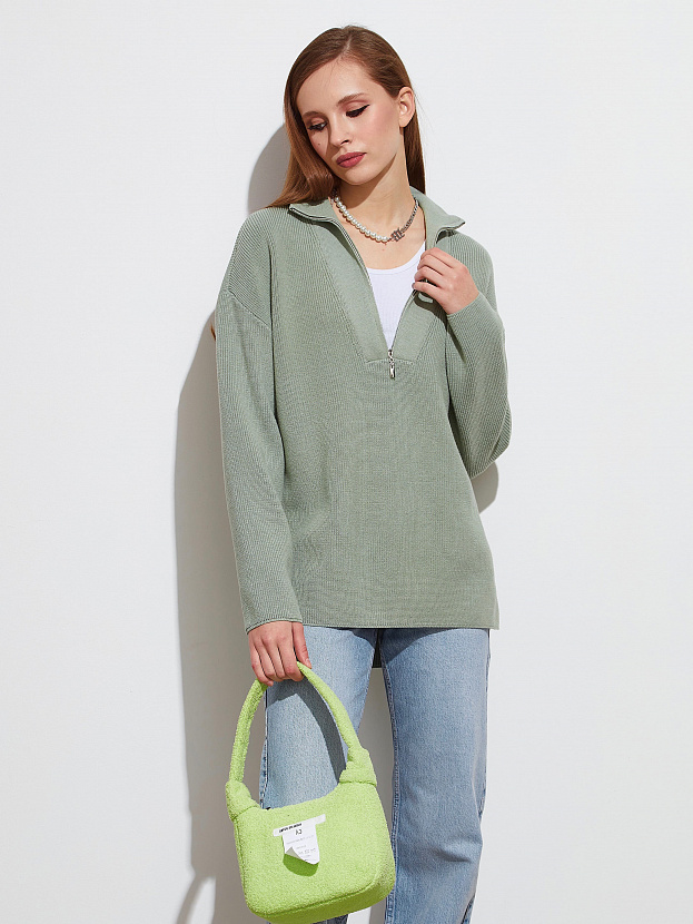 Райди джемпер трикотажный (светло-зеленый, 44-46)