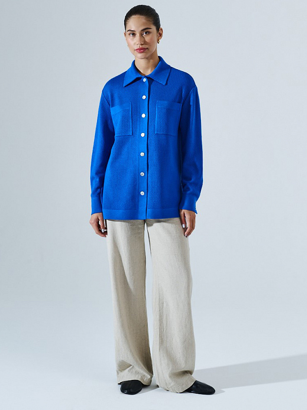 Джули кардиган трикотажный (ультрамарин, 44-46)