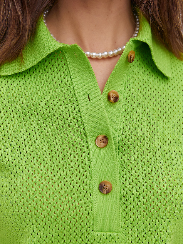 Симоне джемпер (футболка) трикотажный (салатовый, 44-46)