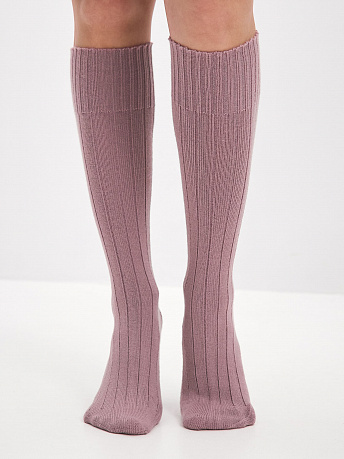 Гольфы трикотажные из шерсти мериноса Степ