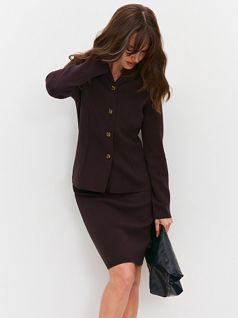 Жакет из хлопка и вискозы Кристи