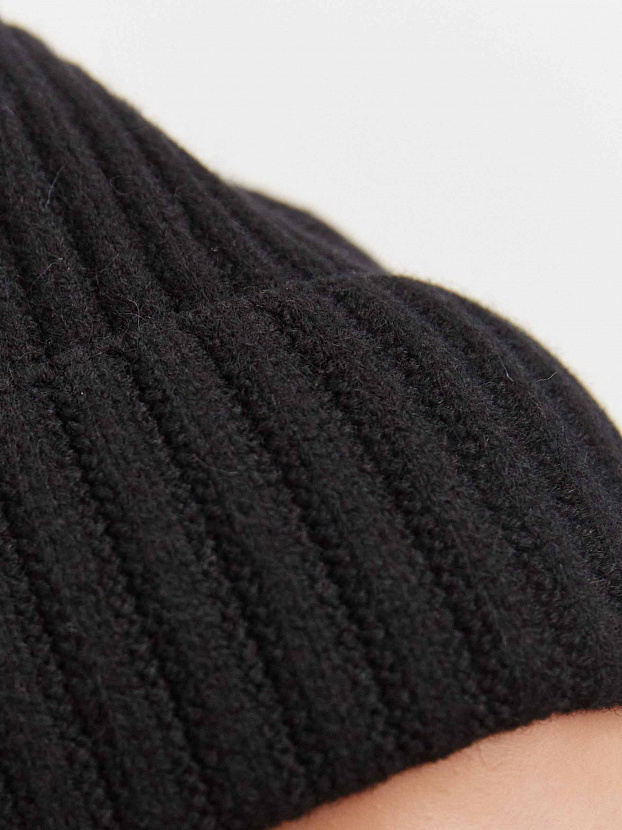 Лайт2 шапка трикотажная (черный, 56-58)