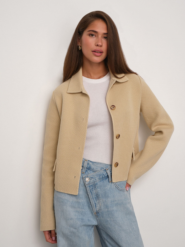 Лацио жакет трикотажный (св.бежевый, 44-46)