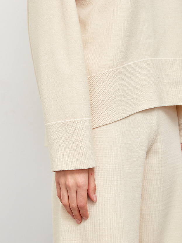 Дания джемпер трикотажный (кремовый, 44-46)