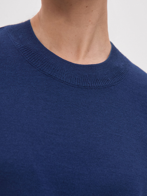 Стрит джемпер трикотажный (т. синий, 44-46)