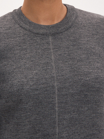 Джемпер из шерсти мериноса и вискозы Меридиан