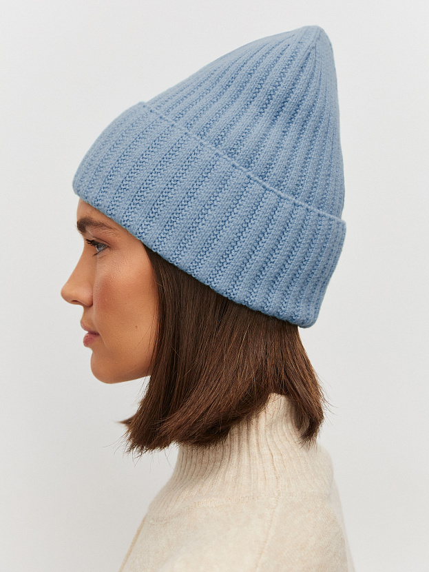 Лайт2 шапка трикотажная (серо-голубой, 56-58)