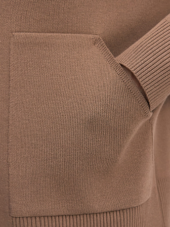 Бомбер из хлопка с капюшоном Паула