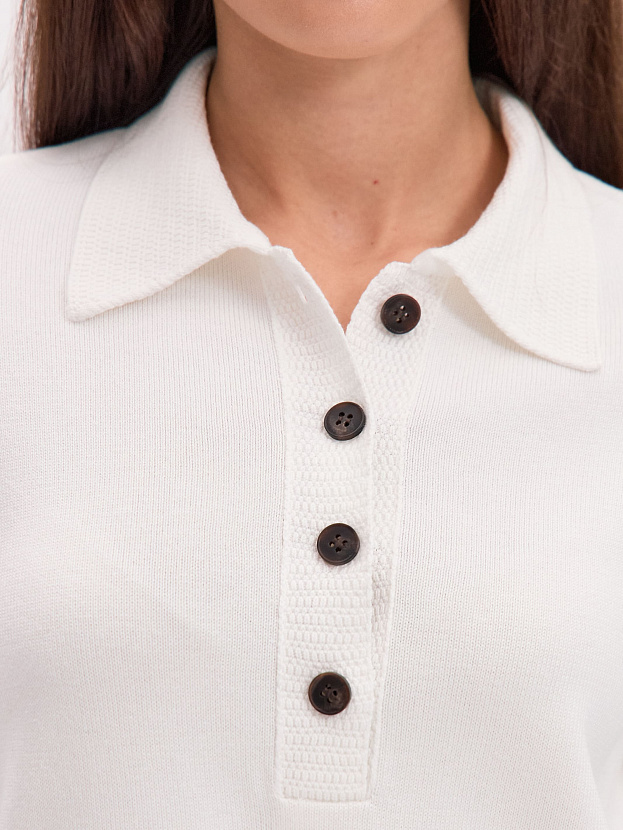 Фреско джемпер трикотажный (белый, 44-46)