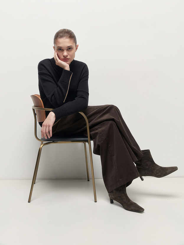 Кураж джемпер трикотажный (черный, 44-46)