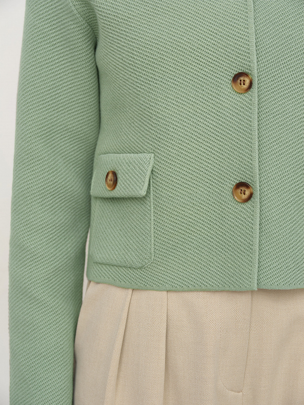 Лацио жакет трикотажный (светло-зеленый, 44-46)