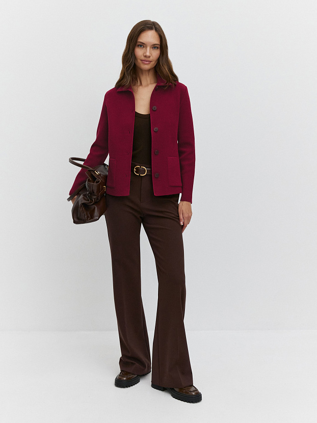 Аврора жакет трикотажный (вишневый, 44-46)