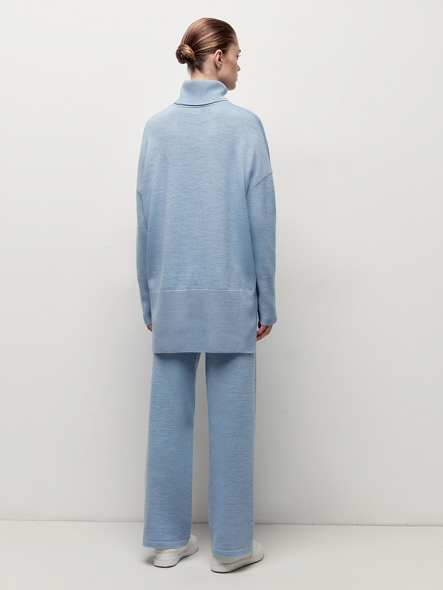 Сатурн костюм (джемпер+брюки) трикотажный (голубой, 40-42/164-170)