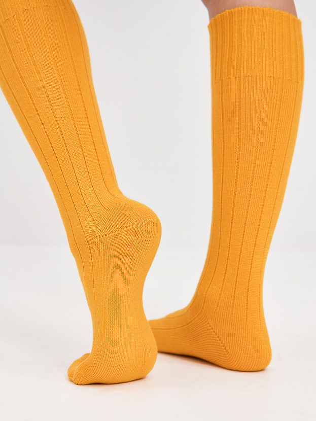 Гольфы трикотажные Степ (канарейка, 36-40)