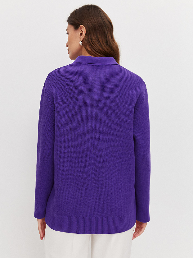 Лира кардиган трикотажный (глубокий фиолетовый, 44-46)