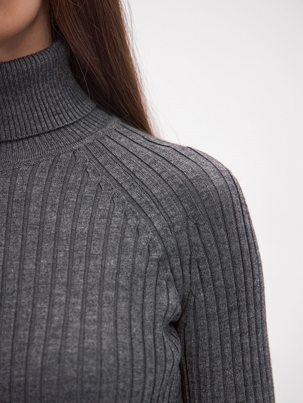 Бридж водолазка трикотажная (маренго, 44-46)