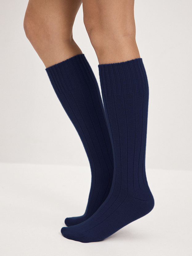 Гольфы трикотажные Степ (т.синий, 36-40)