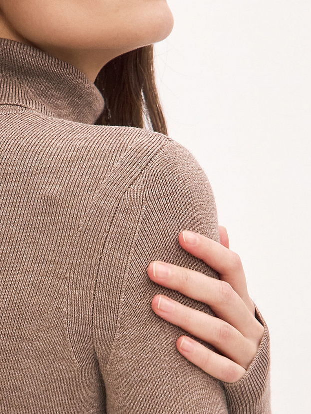 Клео водолазка трикотажная (какао, 44-46)