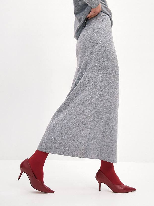 Рене юбка трикотажная (серо-голубой, 44-46)