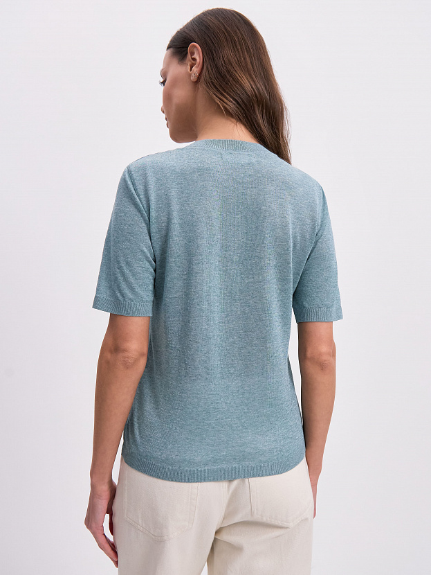 Гелекси джемпер трикотажный (мятный, 44-46)