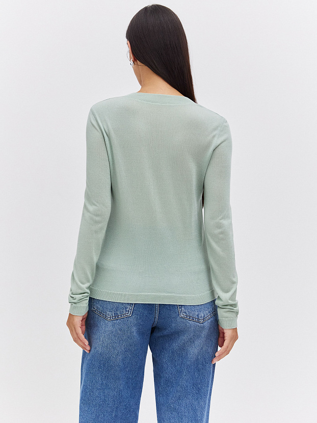 Петра джемпер (лонгслив) трикотажный (светло-зеленый, 44-46)