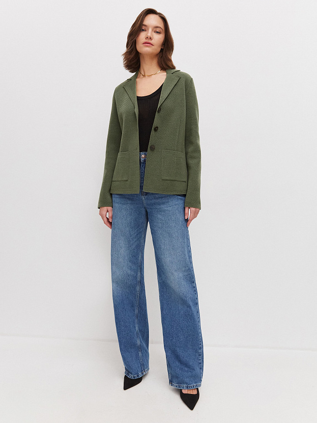 Имбирь жакет трикотажный (полынь, 46)