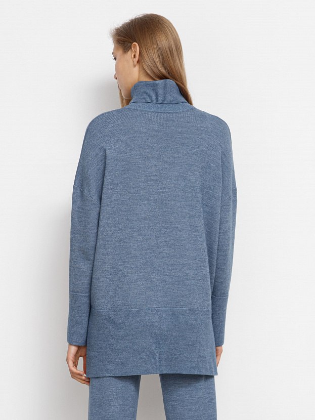 Сатурн джемпер трикотажный (джинсовый меланж, 44-46)