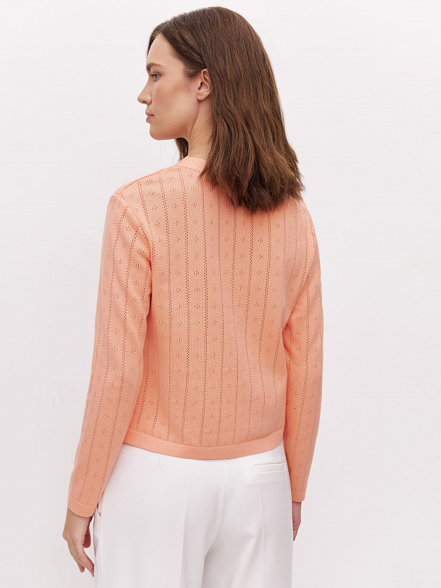 Джеси кардиган трикотажный (лососевый, 46)