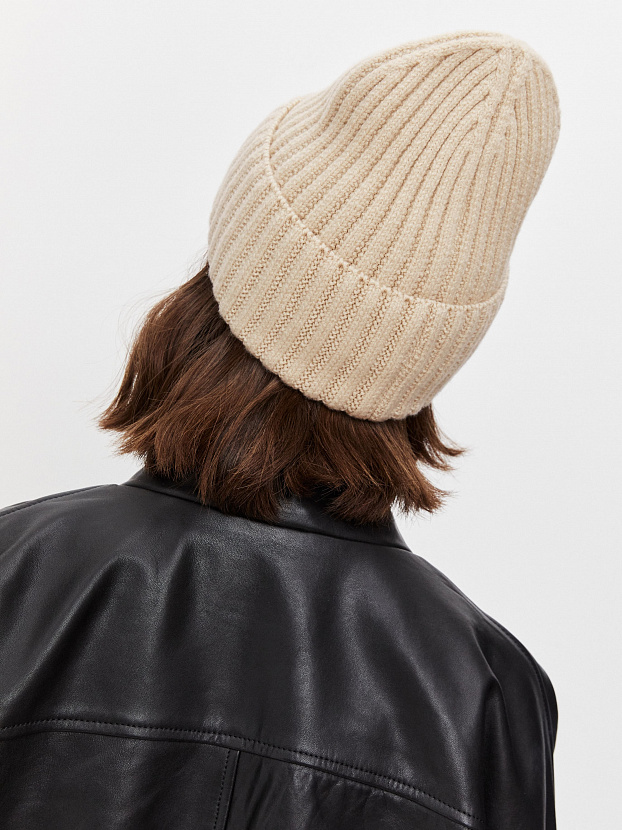 Лайт2 шапка трикотажная (кремовый, 56-58)