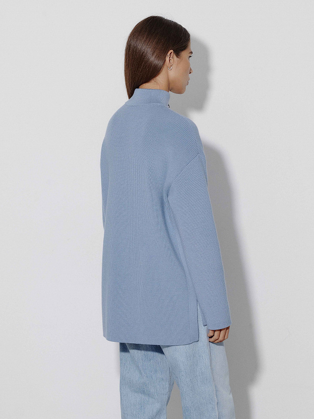 Голди джемпер трикотажный (серо-голубой, 44-46)