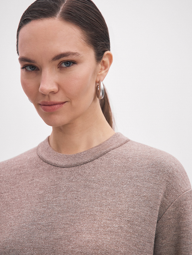 Ингрит джемпер трикотажный (какао, 44-46)