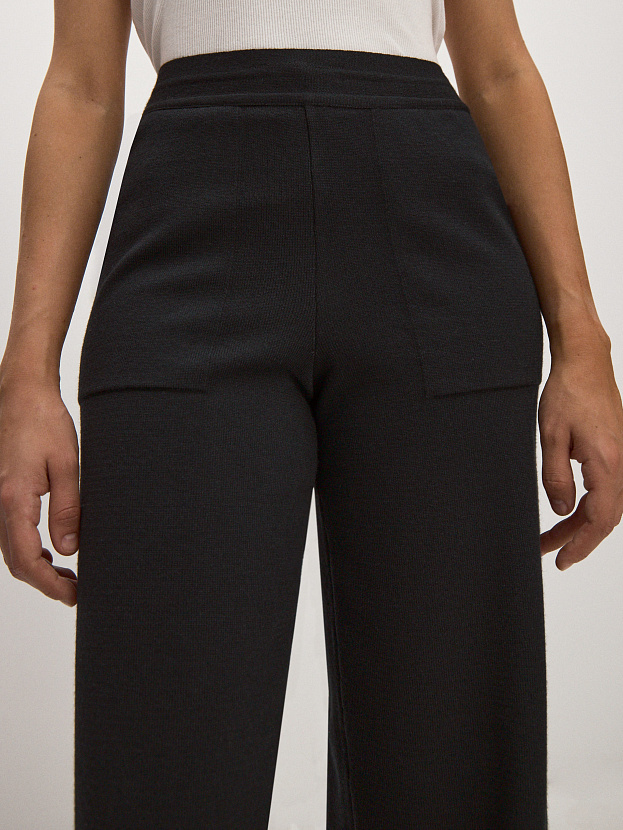 Фуджи брюки трикотажные (черный, 44-46/164-170)