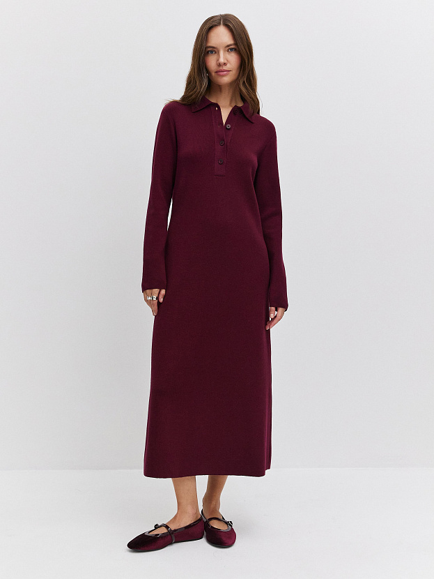 Сатори платье трикотажное (бордо, 44-46)