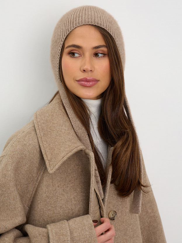 Шапо шапка трикотажная (кофейный, 56-58)