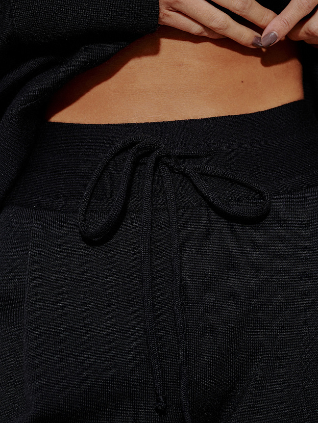 Вест брюки трикотажные (черный, 44-46/164-170)