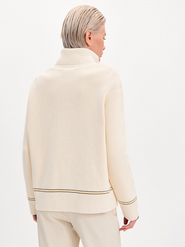 Бельгия джемпер трикотажный (кремовый, 44-46)