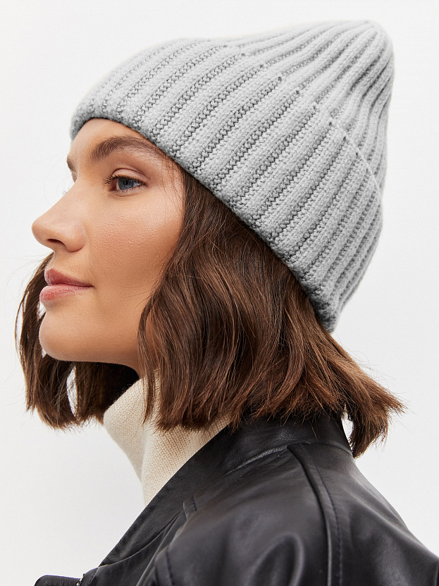 Лайт2 шапка трикотажная (св.серый, 56-58)