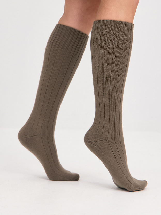 Гольфы трикотажные Степ (капучино, 36-40)