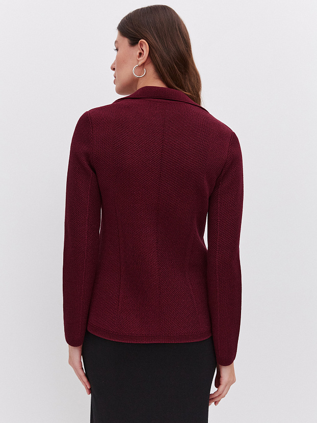 Шайн жакет трикотажный (бордо, 46)