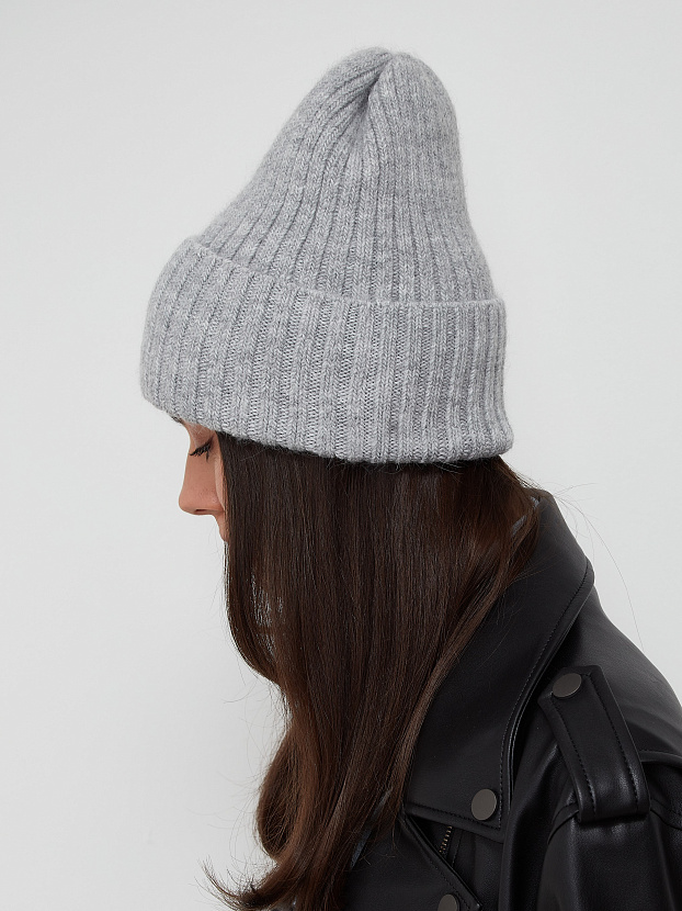 Нуга шапка трикотажная (светло-серый, 56-58)