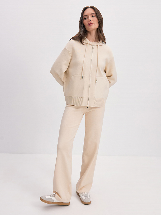 Паула джемпер (бомбер) трикотажный (кремовый, 44-46)