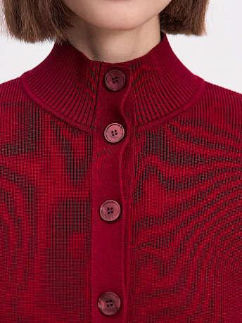 Кардиган на пуговицах с хлопоком и вискозой Латина