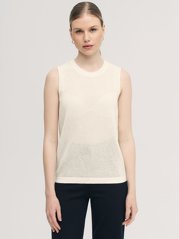 Мусс майка трикотажная (белый, 44-46)