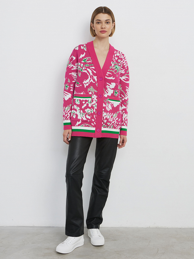 Гарда кардиган трикотажный (фуксия, 44-46)