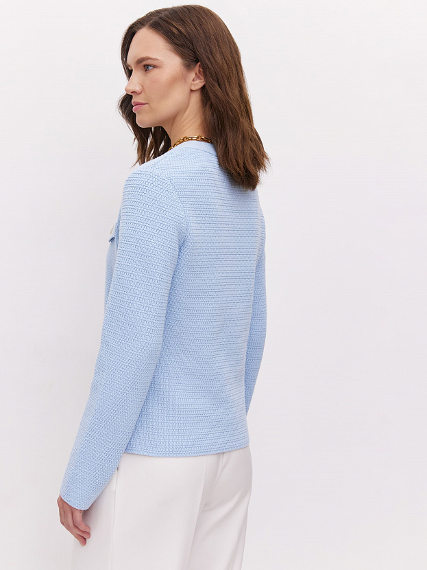 Шарм жакет трикотажный (св.голубой, 46)