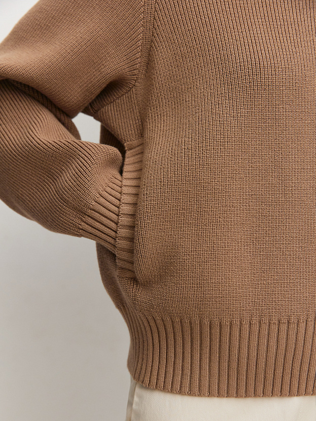 Гранд джемпер (бомбер) трикотажный (какао, 44-46)