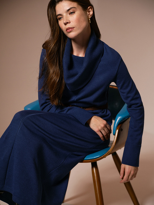 Джуди платье трикотажное (темно-синий, 44-46)